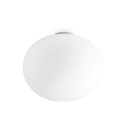 Ideal Lux - Plafoniera Moderna Cotton Metallo Bianco 1 Luce E27 42W Ip20