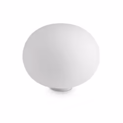 Collezione Smarties VETRO BIANCO SOFFIATO PER LAMPADE MODERNE Lampada da tavolo Contemporanea Smarties Metallo Bianco 1 Luce  ...