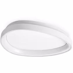 Collezione Gemini UNO SPECCHIO DI LUCE Plafoniera Contemporanea Gemini Metallo Bianco Led Integrato 23W 3000K IP20 A++ h.6,5 ...