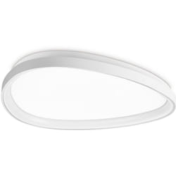 Ideal Lux - Plafoniera Contemporanea Gemini Metallo Bianco Led Integrato 29W 3000K Ip20