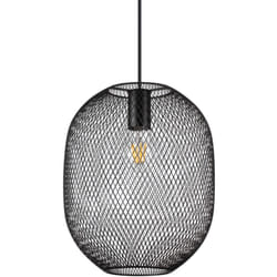 Ideal Lux - Lampadario a Sospensione Contemporaneo Net Metallo Nero 1 Luce E27 42W Ip20
