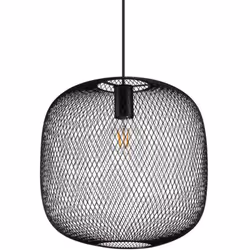 Collezione Net LA LUCE DENTRO LA RETE Lampadario a sospensione Contemporaneo Net Metallo Nero 1 Luce E27 42W IP20 A++ h.max.2 ...
