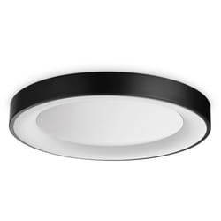 Ideal Lux - Plafoniera Contemporanea Planet Metallo Nero Led Integrato 28W 3000K Ip20