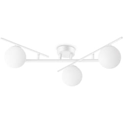Ideal Lux - Plafoniera Contemporanea Atlas Metallo Bianco G9 4W 3000K Ip20