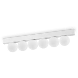 Ideal Lux - Plafoniera Contemporanea Ping Pong Metallo Bianco Led Integrato 18W 3000K Ip20