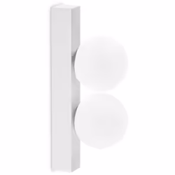 Collezione Ping Pong PICCOLE SFERE SATINATE Applique da parete Contemporanea Ping Pong Metallo Bianco Led Integrato 6W 3000K  ...