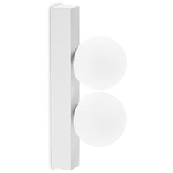 Ideal Lux - Applique Da Parete Contemporanea Ping Pong Metallo Bianco Led 6W 3000K Ip20