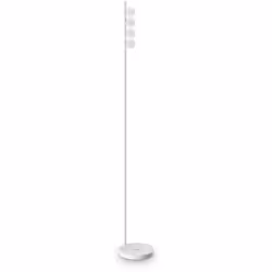 Collezione Ping Pong PICCOLE SFERE SATINATE Piantana da terra Contemporanea Ping Pong Metallo Bianco Led Integrato 12W 3000K  ...