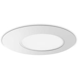 Ideal Lux - Plafoniera Contemporanea Iride Metallo Bianco Led Integrato 22W 3000K Ip20