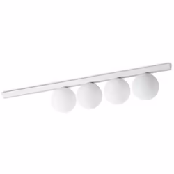 Collezione Binomio LUCE E DESIGN, UN CONNUBIO PERFETTO Plafoniera Contemporaneo Binomio Metallo Bianco 4 G9 4W 3000K IP20 A++ ...