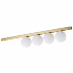 Collezione Binomio LUCE E DESIGN, UN CONNUBIO PERFETTO Plafoniera Contemporaneo Binomio Metallo Ottone 4 G9 4W 3000K IP20 A++ ...