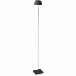 Collezione Pure LA LUCE SENZA FILI Pianrtana da terra Contemporanea Pure Metallo Nero Led Integrato 1,5W 3000K IP54 A++ h.115 ...