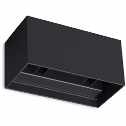 Collezione Atom CREA L'ATMOSFERA CON ELEGANZA Applique da parete Contemporaneo Atom Alluminio Nero Led Integrato 25W 3000K IP ...