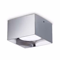 Collezione Spike PUNTI LUCE MODERNI Plafoniera Contemporanea Spike Alluminio Cromo 1 Luce GX53 15W 3000K IP20 A++ h.6,5 D. L. ...