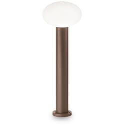 Paletto Contemporaneo Clio Alluminio Coffee 1 Luce E27 42W Ip44