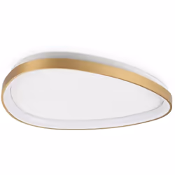 Collezione Gemini UNO SPECCHIO DI LUCE Plafoniera Contemporanea Gemini Metallo Ottone Led Integrato 27W 3000K IP20 A++ h.6,5  ...