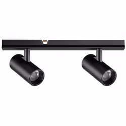 Collezione Stick PROFILO CON ELEMENTI LUMINOSI Illuminazione a Binario Contemporaneo Stick Alluminio Nero Led Integrato 6W 30 ...