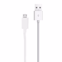 Celly USBMICROW, 1 m, USB A, Micro-USB B, USB 2.0, Maschio/Maschio, Bianco
