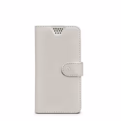 Celly WALLY UNICA, Custodia a borsellino, Ogni marca, 10,2 cm (4"), Bianco