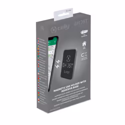 Celly GHOSTSUPERFIX supporto per personal communication Supporto passivo Telefono cellulare/smartphone Nero - Vista aggiuntiva 4