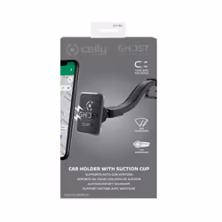 Celly GHOSTSUPERFLEX supporto per personal communication Supporto passivo Telefono cellulare/smartphone Nero - Vista aggiuntiva 4