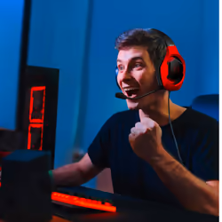 Celly CyberBeat Auricolare Cablato A Padiglione Gaming USB tipo A Nero, Rosso - Vista aggiuntiva 4