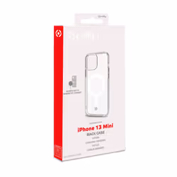 Celly GELSKINMAG iPhone 13 Mini custodia per cellulare 5.4" Cover Trasparente, Bianco - Vista aggiuntiva 4