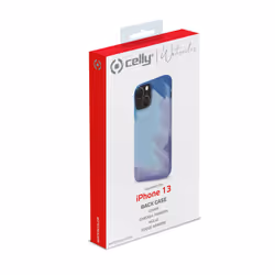Celly WATERCOLOR iPhone 13 custodia per cellulare 6.1" Cover Blu - Vista aggiuntiva 4