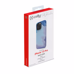 Celly WATERCOLOR iPhone 13 Pro custodia per cellulare 6.1" Cover Blu - Vista aggiuntiva 4