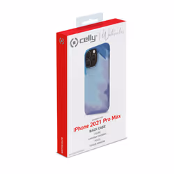 Celly WATERCOLOR iPhone 13 Pro Max custodia per cellulare 6.7" Cover Blu - Vista aggiuntiva 4