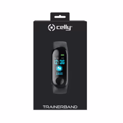 Celly TRAINERBANDBK smartwatch e orologio sportivo Nero - Vista aggiuntiva 5