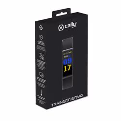 Celly TRAINERTHERMOBK smartwatch e orologio sportivo Nero - Vista aggiuntiva 6