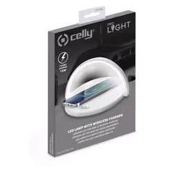 Celly WLLIGHTCIRCLEWH Caricabatterie per dispositivi mobili Fotocamera, Comandi di gaming, Cuffie, Telefono cellulare, Power bank, Smartphone, Orologio intelligente, Tablet, Orologio, Indossabili Bianco AC Carica wireless Interno - Vista aggiuntiva 6