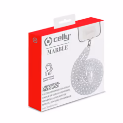 Celly LACETMARBLEWH accessorio per smartphone e telefoni cellulari Gancio - Vista aggiuntiva 5