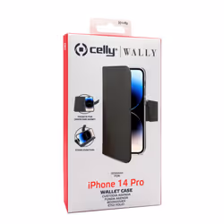 Celly Wally custodia per cellulare 6.1" Custodia a borsellino Nero - Vista aggiuntiva 4