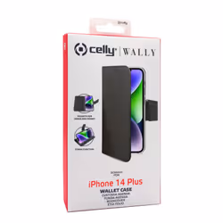 Celly Wally custodia per cellulare 6.7" Custodia a borsellino Nero - Vista aggiuntiva 5