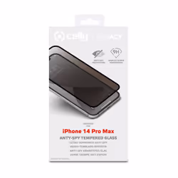 Celly PRIVACYF1027BK protezione per lo schermo e il retro dei telefoni cellulari Pellicola proteggischermo trasparente Apple 1 pz