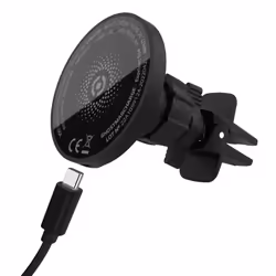Celly GHOSTMAGCHARGE supporto per personal communication Supporto attivo Telefono cellulare/smartphone Nero - Vista aggiuntiva 5