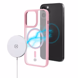 Celly Magmatt custodia per cellulare 6.1" Cover Rosa, Trasparente - Vista aggiuntiva 5
