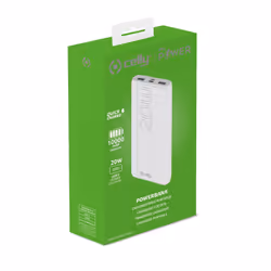 Celly PBPD10000EVOWH batteria portatile 10000 mAh Bianco - Vista aggiuntiva 4