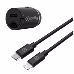 Celly CCMINILIGHT, Auto, Accendisigari, Nero