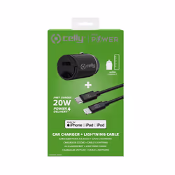 Celly CCMINILIGHT Caricabatterie per dispositivi mobili Smartphone Nero Accendisigari Auto - Vista aggiuntiva 4