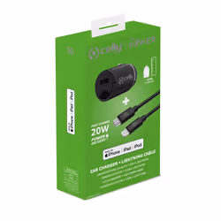 Celly CCMINILIGHT Caricabatterie per dispositivi mobili Smartphone Nero Accendisigari Auto - Vista aggiuntiva 5