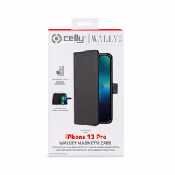 Celly WALLYMAG custodia per cellulare 6.1" Custodia a borsellino Nero - Vista aggiuntiva 5