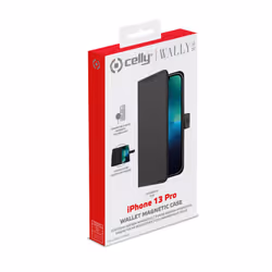 Celly WALLYMAG custodia per cellulare 6.1" Custodia a borsellino Nero - Vista aggiuntiva 6