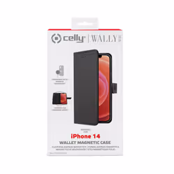 Celly Wallymag custodia per cellulare 6.1" Custodia a borsellino Nero - Vista aggiuntiva 5