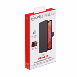 Celly Wallymag custodia per cellulare 6.1" Custodia a borsellino Nero - Vista aggiuntiva 6