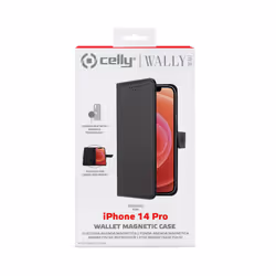 Celly Wallymag custodia per cellulare 6.1" Custodia a borsellino Nero - Vista aggiuntiva 5