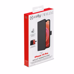 Celly Wallymag custodia per cellulare 6.1" Custodia a borsellino Nero - Vista aggiuntiva 6