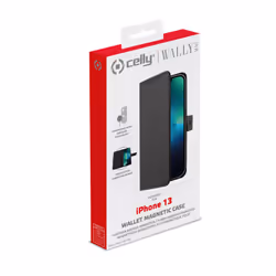 Celly WALLYMAG custodia per cellulare 6.1" Custodia a borsellino Nero - Vista aggiuntiva 5